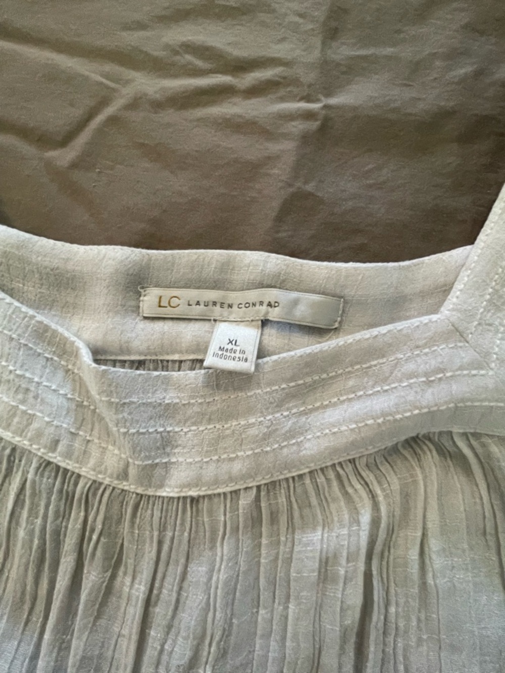 XL, LC Lauren Conrad boho top. This one was hard to part with. Always a hit!